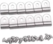 MagiDeal 12x 3/16" Brake Line Clamp Accessories Professional Brake Line Retainers Compatible with 12 Screw High Performance Portable