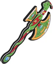 JEWEDECO Dinosaur Ax Scary Costume Ax Axe Axe Halloween Prop Prop Foam Swords Fake Hatchet Sword Foam