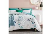 Botanical Olinda Microfibre Quilt Cover Set-queen size