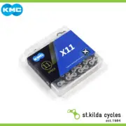 KMC Bike Chain 1/2X11/128X118 Links - 11 Speed X11.93 - Silver/Black
