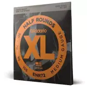 D'Addario ENR72 Half Round Bass Guitar Strings, Medium, 50-105, Long Scale