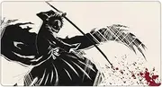 Anime Mouse pad Bleach Large Gaming Mouse pad Home Office Desk Mat XXL Computer Keyboard Mat Full Desk Mousepad Non-Slip Rubber Base Stitched Edge Galaxy Printing(40 * 75CM) (1)