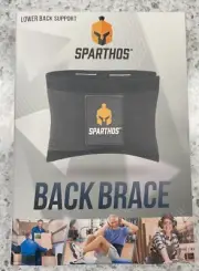 Sparthos Back Support Belt - Immediate Relief from Back Pain, SMALL SIZE.