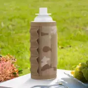 Gas Cylinder Sleeve Anti-Fall Gas Can Protective Cover for Camping (Khaki CP)