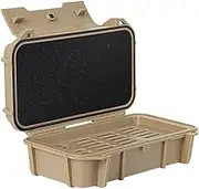 Cabinet Safes Double-layer Shock-absorbing Ammo Box Waterproof Sealed Box Lightweight Ammo Accessory Storage With Foam Gun Safes(Khaki)