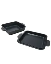 True & Tidy 8 X 8 Nonstick Cast Iron Baker With Cover