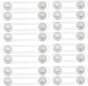 16 Pack Baby Drawer Locks, Baby Locks for Cabinets and Drawers, Baby Safety Drawers Childproof Drawer Latches, No Drilling, 3M Adhesive Pads, Kids Safety Cabinet Locks Straps - Baby Drawer Door Lock