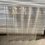 3尺一片 透明 PC 角浪板 窗戶 冷氣主機 遮雨棚 停車場 陽台 採光板 日光板 鐵皮 屋頂 浪板 五槽角浪 塑膠浪板