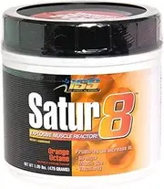 ISS Satur8 Explosive Muscle Reactor, Orange Octane, 1.1-Pound Plastic Jar