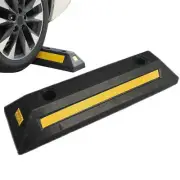 Car Stoppers for Garage Parking Aid for Garage with Yellow Reflective Tape