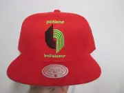 PORTLAND TRAIL BLAZERS (MITCHELL & NESS) MENS SNAPBACK BB HAT (ADJUSTABLE) NWT