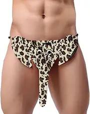 [Anzhee] Men's Sexy String Elephant Thong for Men Underwear Pouch Briefs Funny G-String Mankini Underwear