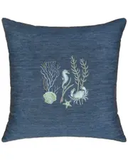 Linum Home Textiles Aaron Denim Pillow Cover