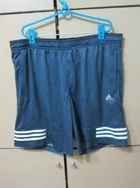 在飛比找Yahoo!奇摩拍賣優惠-衣市藍~adidas climalite 運動短褲 (XL~