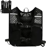 [Generic] Hydration Vest Pack,Running Hydration Vest | Reflective, Adjustable, Sports Gear for Gym Training Jogging Hiking Walking Night Cycling