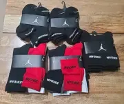 $106 MSRP 30 Pairs! Nike Air Jordan Socks Pair Youth Shoe 5Y-7Y