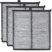 FRIDEE Cabin Air Filter for Mazda 6 (2014-2021) (3 Pack,Carbon)