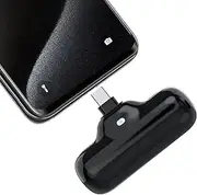 SlaBao Mini Power Bank 4000mah, Mini Power Bank USB c, with Samsung and Other USB C Phone,Mini Portable Charger (Type-c 4000mAh Black)
