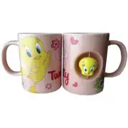 Looney Tunes Tweety Bird Figure Ceramic Spinner Coffee Mug NEW UNUSED