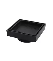 Tile Insert Stainless Steel Matt Black Smart Floor Waste