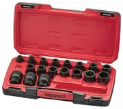 Teng T9222 - Impact Socket Set 1/2" Drive 18 Piece Metric