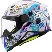 FF812 Kid Next Level White Childrens Full Face Helmet