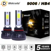 6000K 9006 HB4 Mini Ultra-light Low Beam LED Headlight Fog Bulbs 1600W 260000LM
