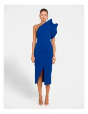 [Pilgrim] Josephine Midi Dress in Cobalt