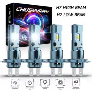 For Smart Fortwo 2008-2015 SUPER Bright Headlight Bulbs Hi & Lo Beam 25000LM (for: Smart)