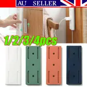 Socket Holder Plug Fixer Wall-Mounted Power Strip Holders Sticker Punch-free VZ