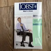 Jobst Men's Dress Support Compression Socks 8-15 mmHg Black LARGE 110782 NEW
