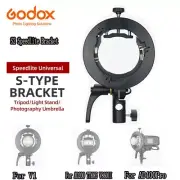 Godox S2 Bowens Flash Bracket Holder For V1 V860III AD100Pro AD200Pro AD400Pro