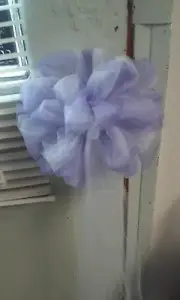 10 white and lavender wedding pew bows or any color RUSH AVA
