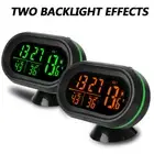 3 IN 1 Thermometer Clock Voltmeter Car LCD Digital Display Clock Freeze Alert