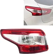 1pcs Car LED Rear Stop Brake Tail Light Compatible With Nissan Qashqai MK2 J11 2014-2016 (without Bulbs)(1pc Left Outer Side)