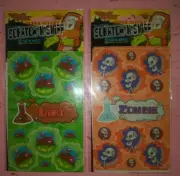 The Stink Factory Scratch and Sniff Stickers gross Halloween zombie and dirt