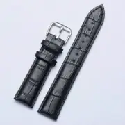Unisex Genuine Leather Watch Strap Band with Spring Bars 16-24MM Vintage Luxury