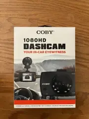 COBY Black 1080HD Dashcam Video Recording 2.2" Display BRAND NEW IN BOX