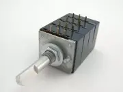 Alps Blue 100KAX4 log 4 Gang Dual-channel Stepped Volume Potentiometer 100K