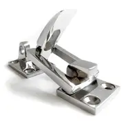 Marine-Grade 316 Stainless Steel Boat Deck Locker Hatch Anti-Rattle Latch Fastener Clamp Accessories silver