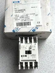 NEW Eaton Cutler-Hammer CE15ANS3CB CONTACTOR 3 POLE OPEN 440/480V Coil 7A