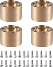 Modification Accessories 12mm Brass Hex Hub Widen Adapter for 1/10 RC Crawler Axial SCX10 Traxxas TRX4