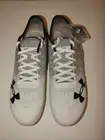NEW Under Armour Mens Speedform Sprint 2 Track Spikes White Gold 3000019-100