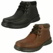 Mens Clarks Casual Lace Up Boots Cotrell Top