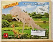 Dinosaur 3D Tyrannosaurus Wooden Puzzle, No Glue Needed NEW