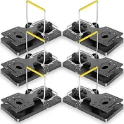 CANAANIN Mouse Trap Rat Trap That Work Multi Heavy-Duty Reusable Indoor-Outdoor Snap Trap Quick Effective Sanitary Safe, Pest Control for Rodent Mouse Mice (Black Large 6Pack)