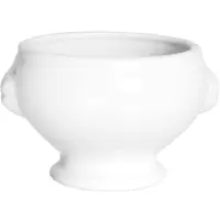 在飛比找momo購物網優惠-【EXCELSA】White白瓷酥皮濃湯碗 13cm(飯碗 