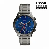 在飛比找蝦皮商城優惠-【FOSSIL 品牌旗艦館】 Fenmore 跳色反轉三眼手