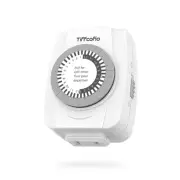 Indoor Mechanical Timers for Electrical Outlets, 2 Prong Plug in Outlet Daily...
