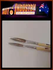 2 X DAGGER LINE BRUSHES / AUTO TOUCH-UP / PIN STRIPE LINER / PINSTRIPING SIZE1/4